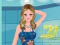                                                                     Lady In Blue Dressup קחשמ