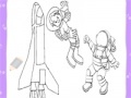                                                                     Cute astronauts coloring קחשמ
